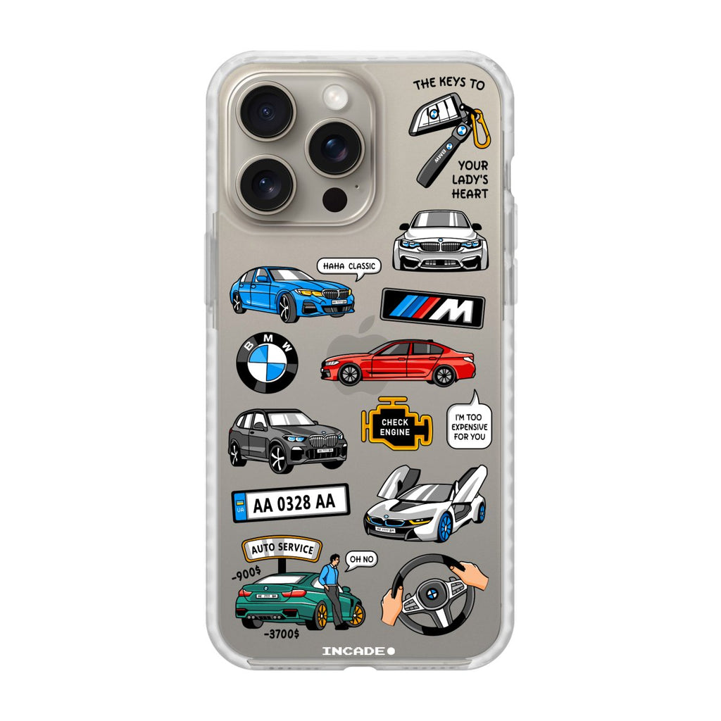 Чохол для iPhone 15 Pro Max BMW - INCADE