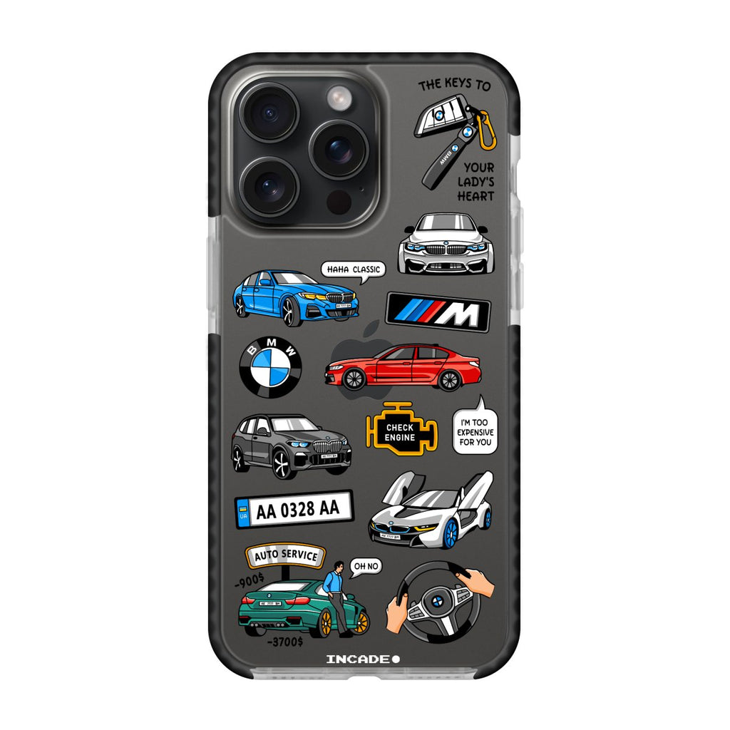 Чохол для iPhone 15 Pro Max BMW - INCADE