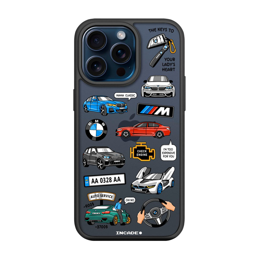 Чохол для iPhone 15 Pro Max BMW - INCADE