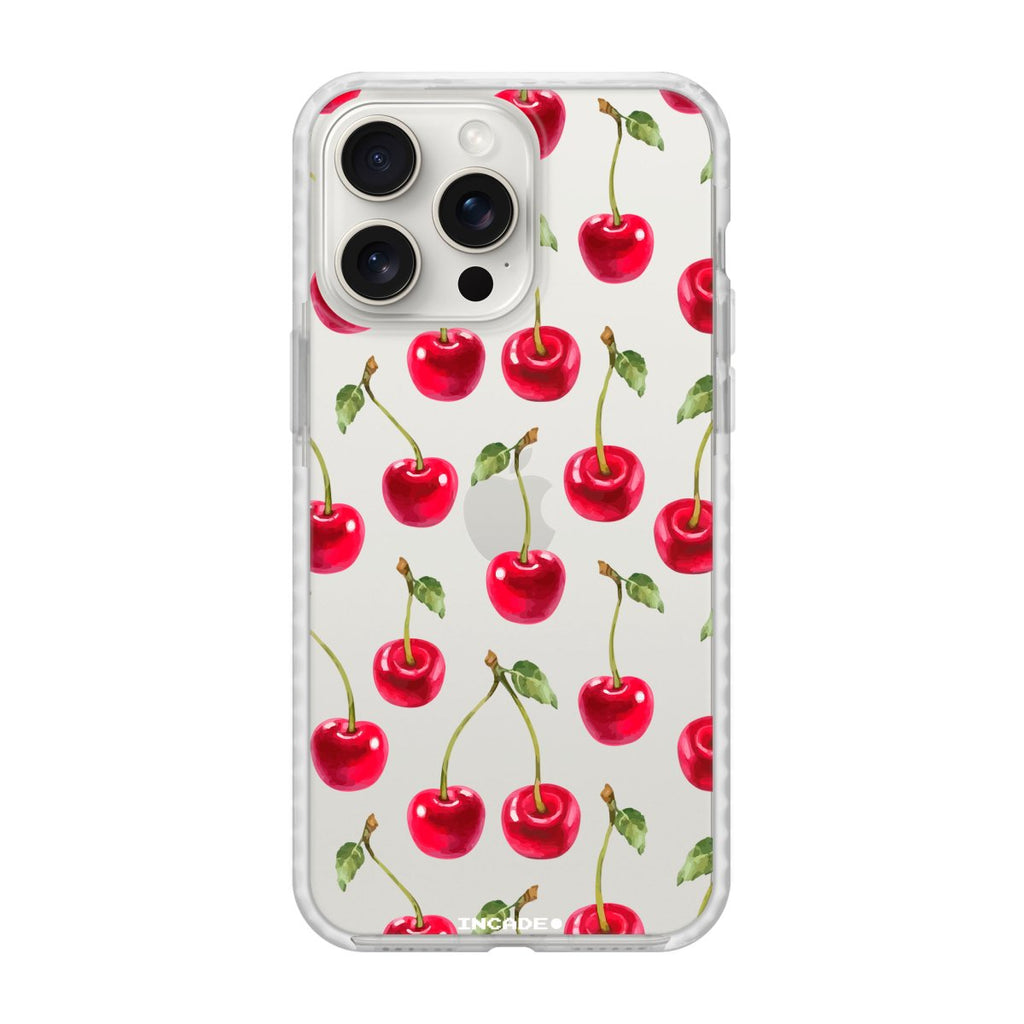 Чохол для iPhone 15 Pro Max CHERRIES - INCADE