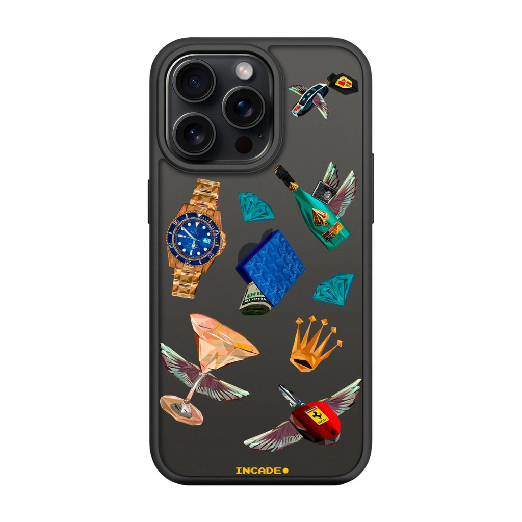 Чохол для iPhone 15 Pro Max Ferrari porsche rolex - INCADE