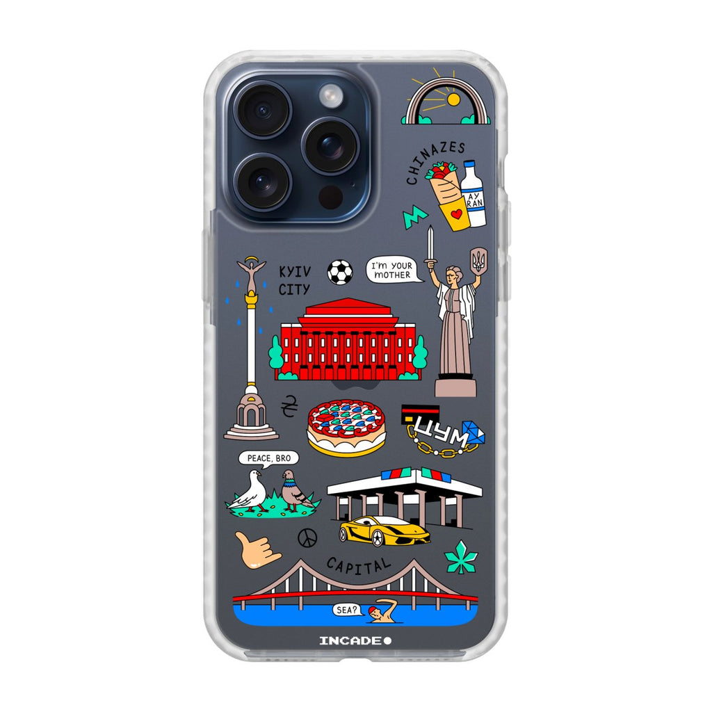 Чохол для iPhone 15 Pro Max KYIV - INCADE