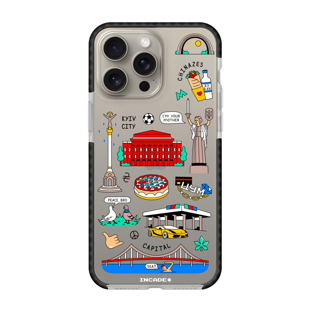 Чохол для iPhone 15 Pro Max KYIV - INCADE