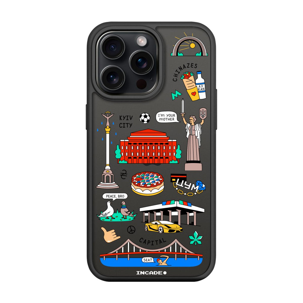 Чохол для iPhone 15 Pro Max KYIV - INCADE