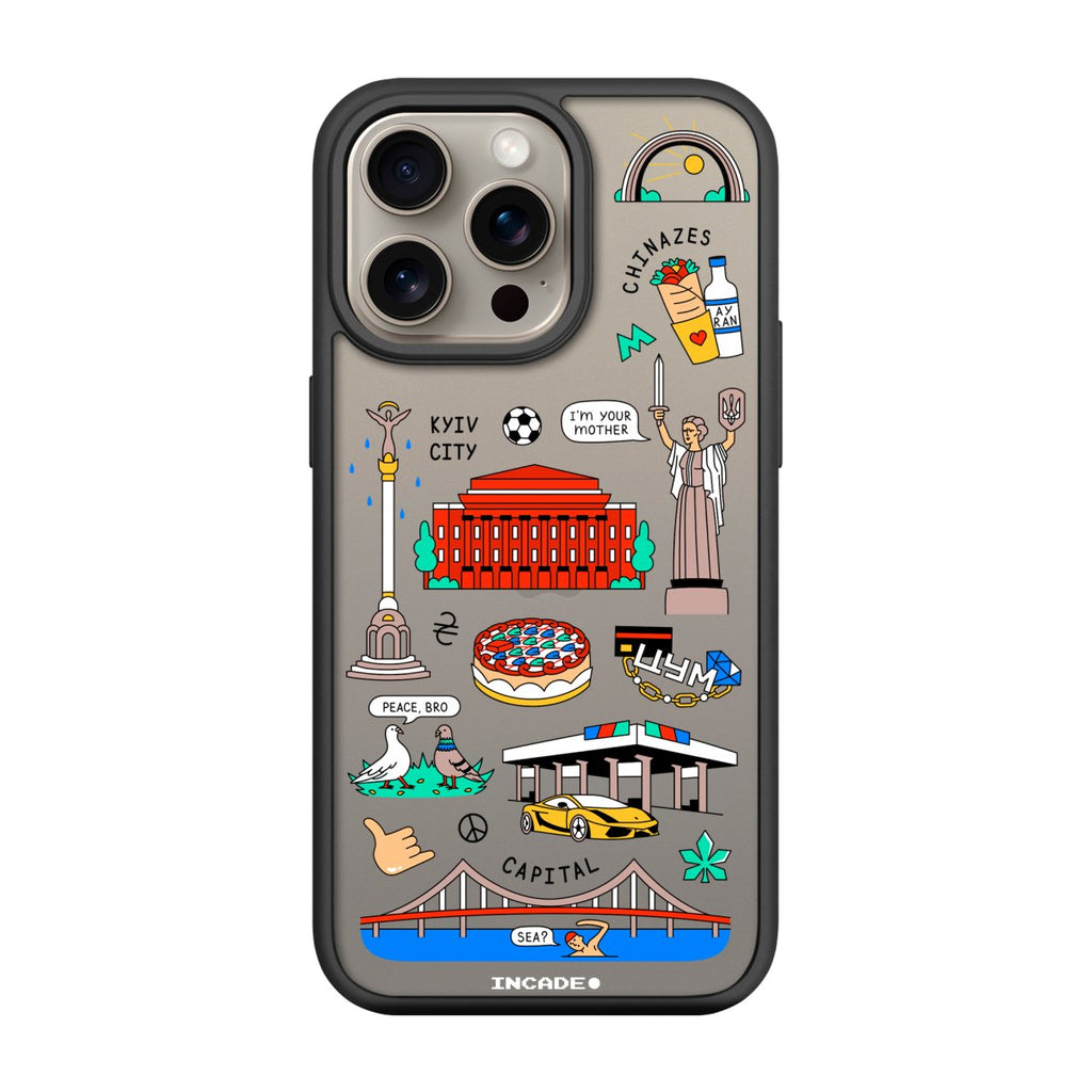 Чохол для iPhone 15 Pro Max KYIV - INCADE