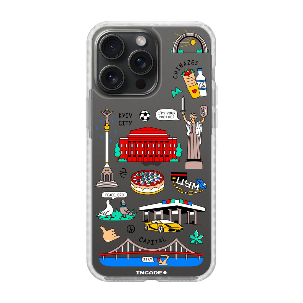 Чохол для iPhone 15 Pro Max KYIV - INCADE