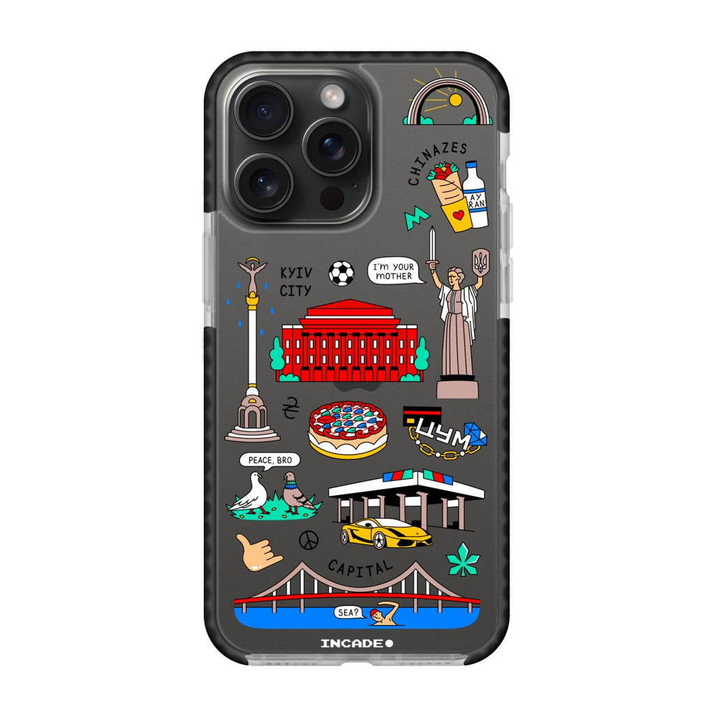 Чохол для iPhone 15 Pro Max KYIV - INCADE