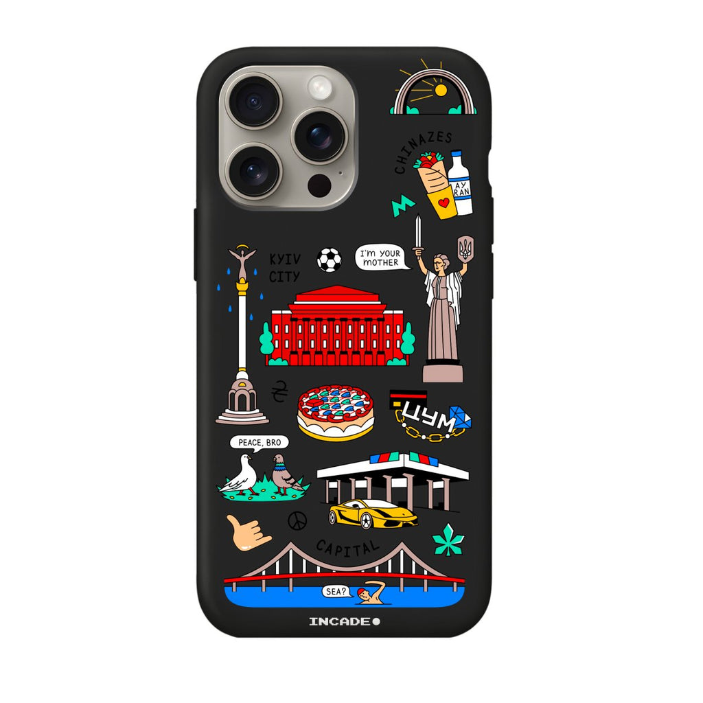 Чохол для iPhone 15 Pro Max KYIV - INCADE