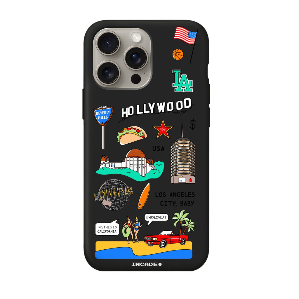 Чохол для iPhone 15 Pro Max LOS ANGELES - INCADE