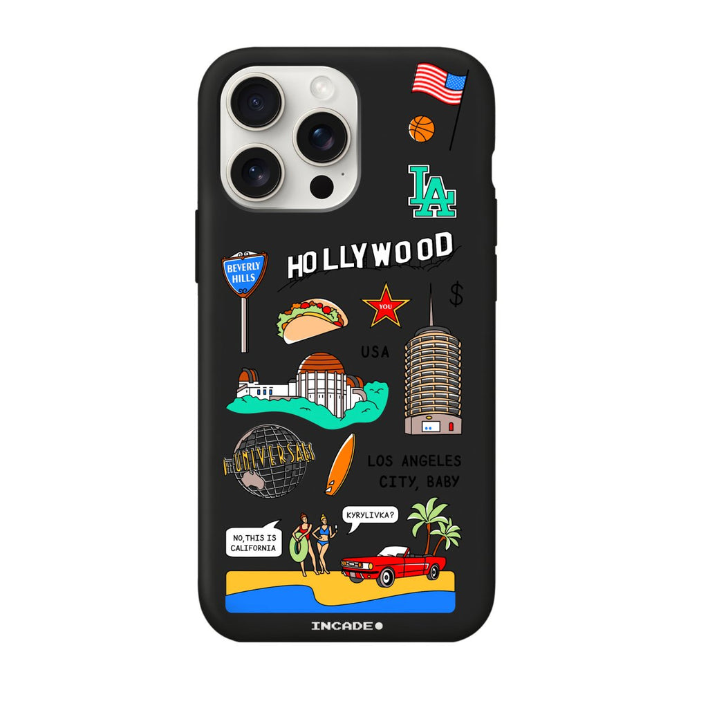 Чохол для iPhone 15 Pro Max LOS ANGELES - INCADE