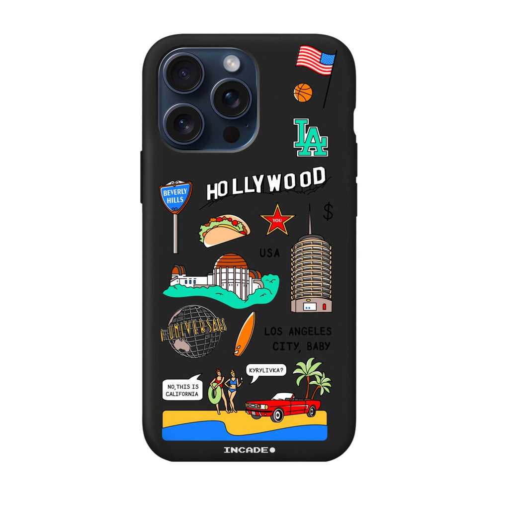 Чохол для iPhone 15 Pro Max LOS ANGELES - INCADE