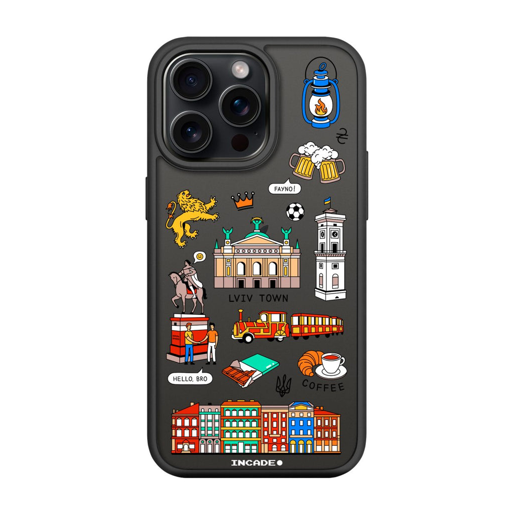 Чохол для iPhone 15 Pro Max LVIV - INCADE