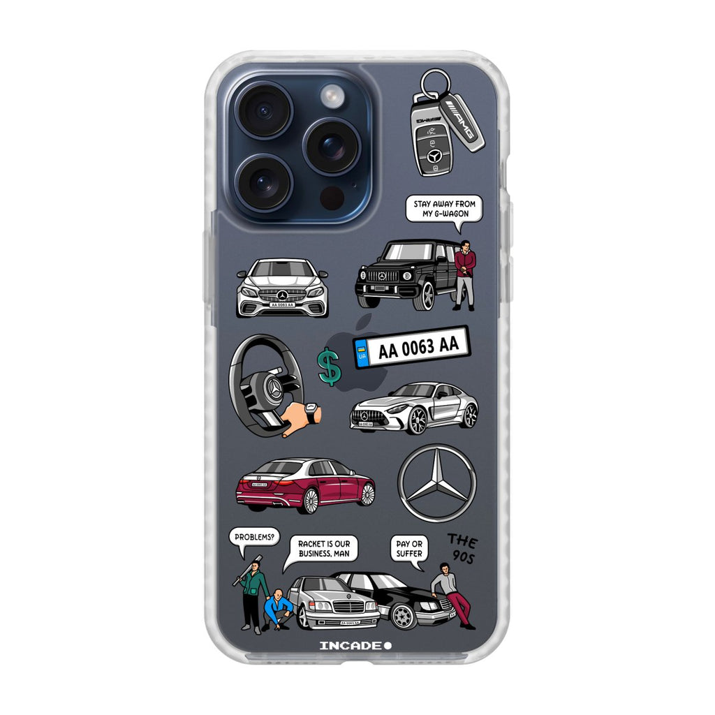 Чохол для iPhone 15 Pro Max MERCEDES - INCADE