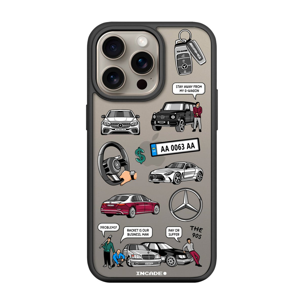 Чохол для iPhone 15 Pro Max MERCEDES - INCADE