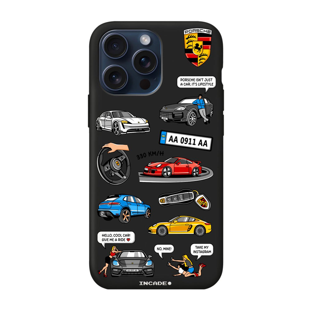 Чохол для iPhone 15 Pro Max PORSCHE - INCADE