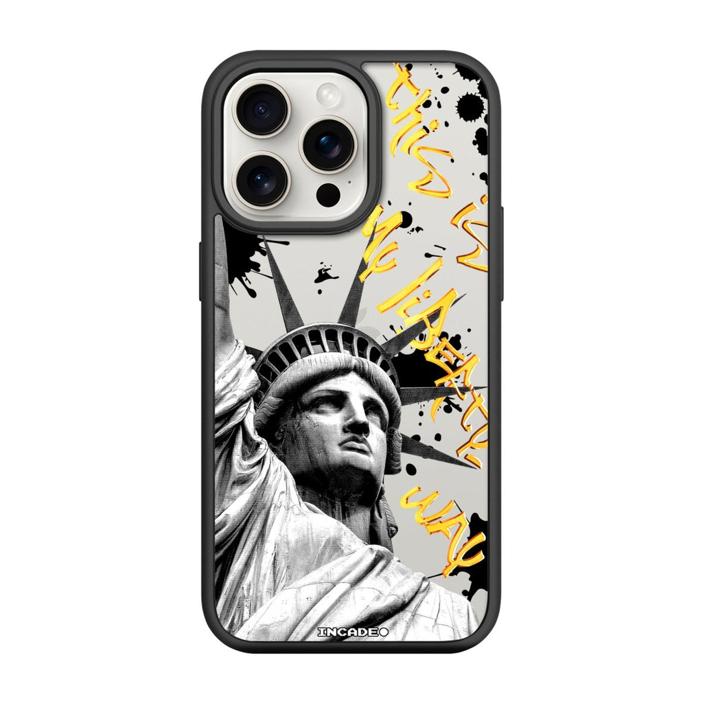 Чохол для iPhone 15 Pro Max STATUE GREY - INCADE