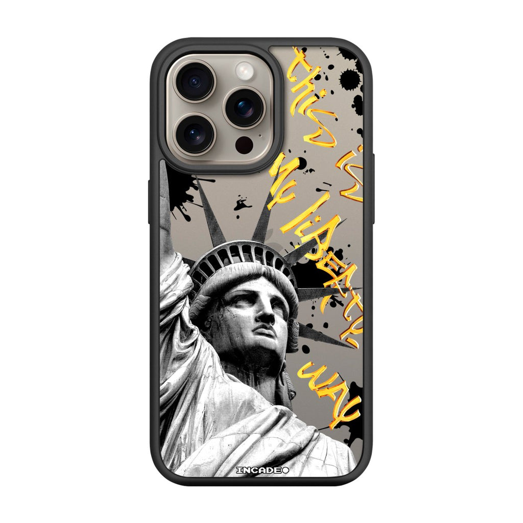 Чохол для iPhone 15 Pro Max STATUE GREY - INCADE