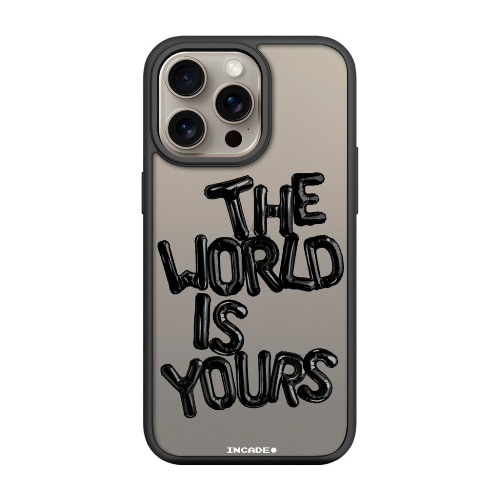 Чохол для iPhone 15 Pro Max world black - INCADE