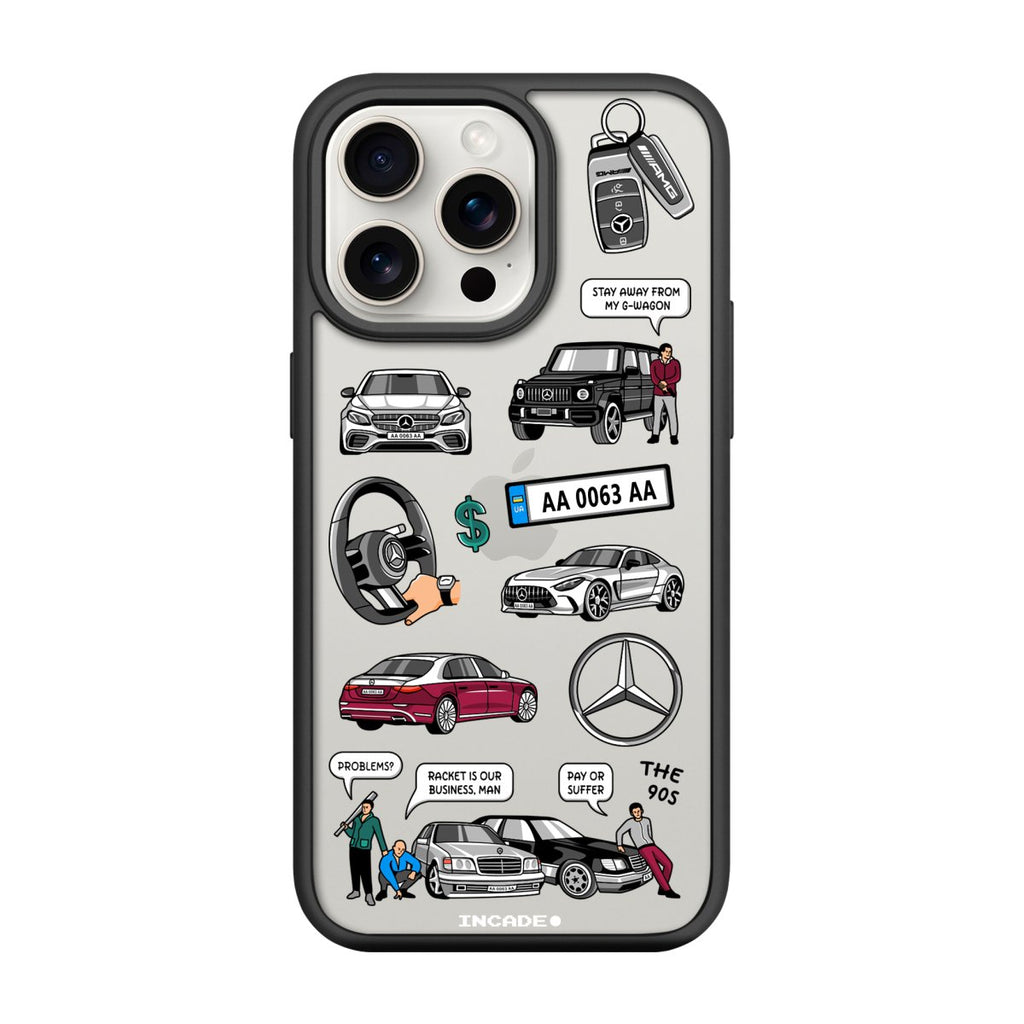 Чохол для iPhone 15 Pro MERCEDES - INCADE