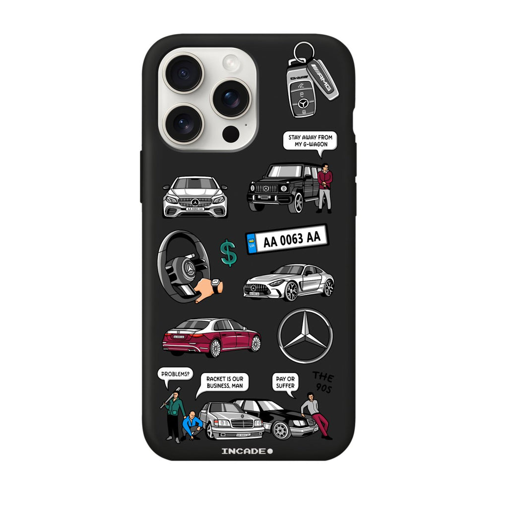 Чохол для iPhone 15 Pro MERCEDES - INCADE