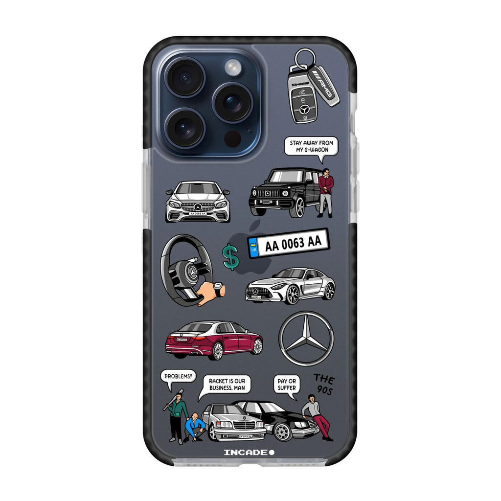 Чохол для iPhone 15 Pro MERCEDES - INCADE