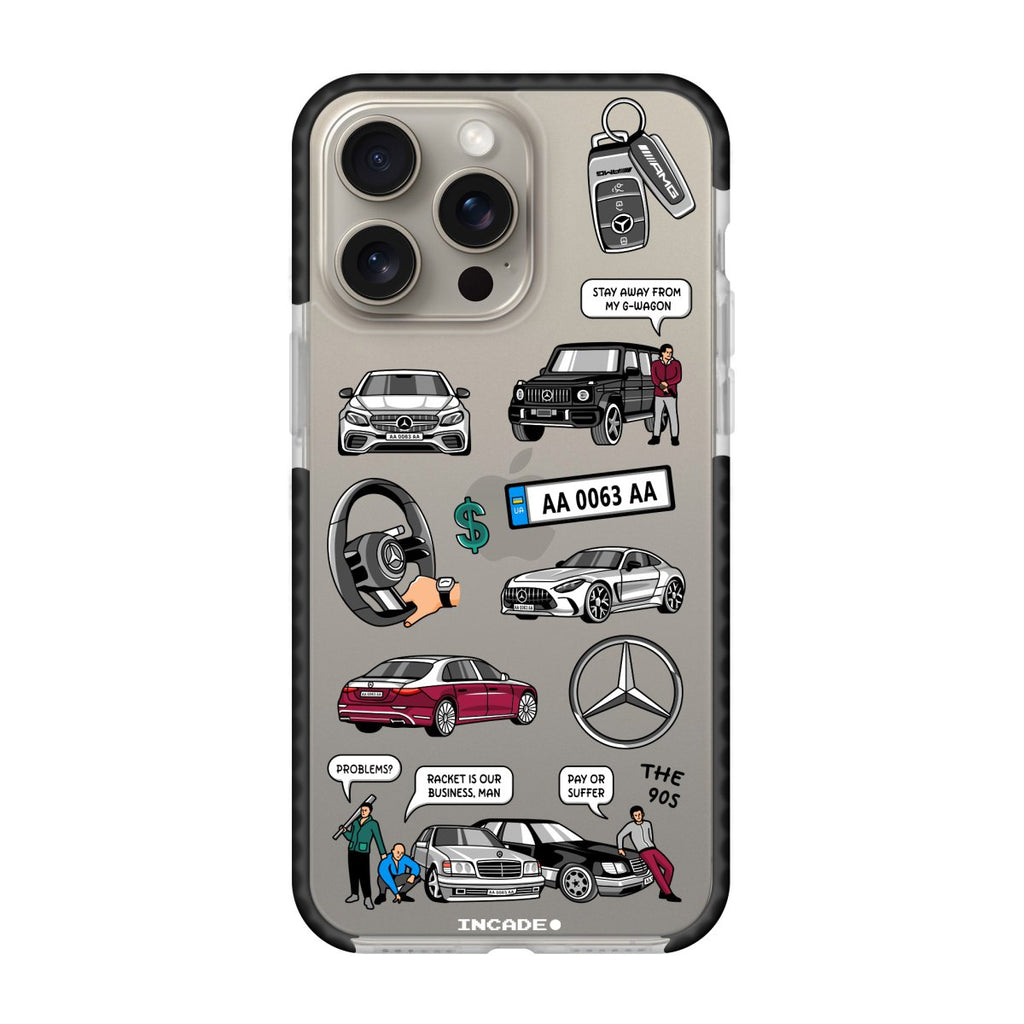 Чохол для iPhone 15 Pro MERCEDES - INCADE
