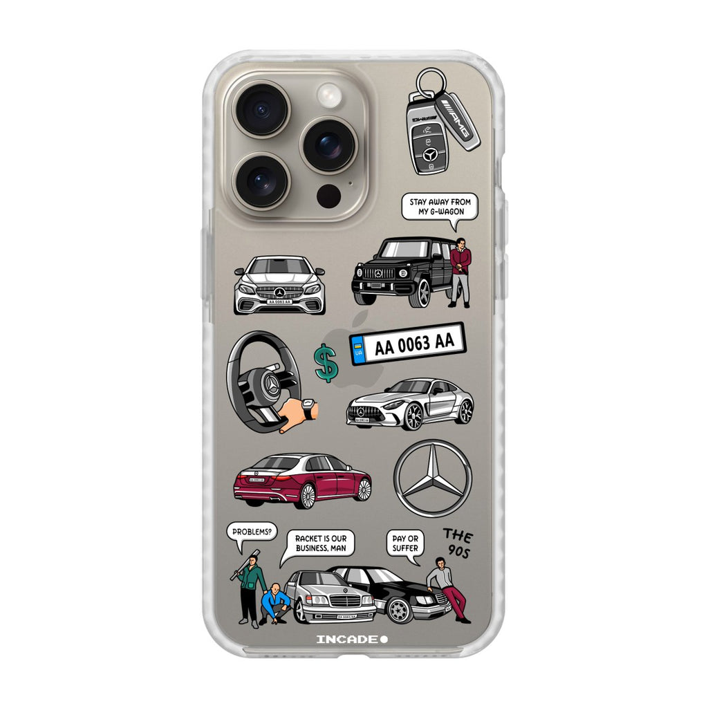 Чохол для iPhone 15 Pro MERCEDES - INCADE
