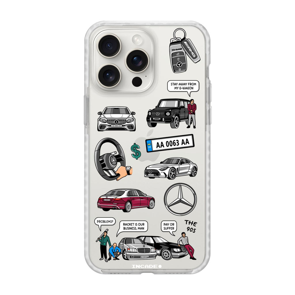 Чохол для iPhone 15 Pro MERCEDES - INCADE
