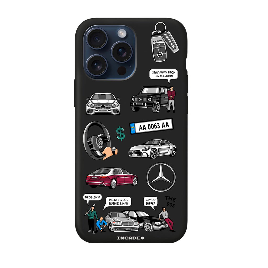 Чохол для iPhone 15 Pro MERCEDES - INCADE