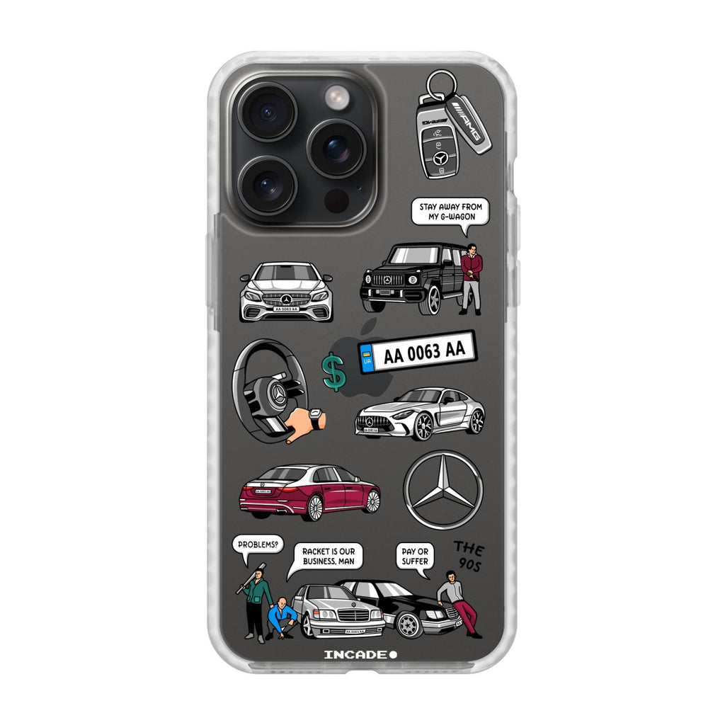 Чохол для iPhone 15 Pro MERCEDES - INCADE