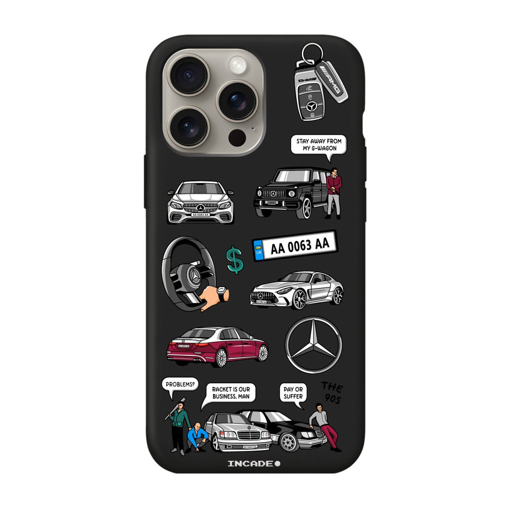 Чохол для iPhone 15 Pro MERCEDES - INCADE