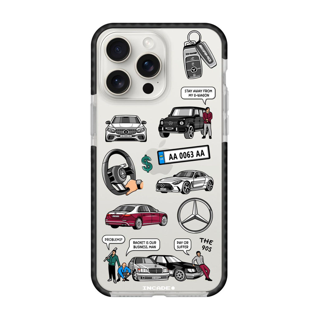 Чохол для iPhone 15 Pro MERCEDES - INCADE