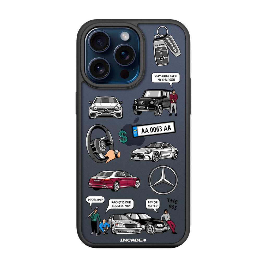 Чохол для iPhone 15 Pro MERCEDES - INCADE