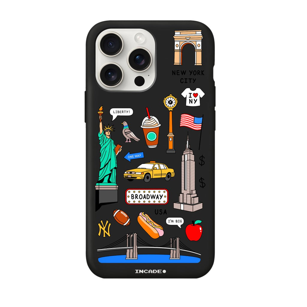 Чохол для iPhone 15 Pro NEW YORK - INCADE