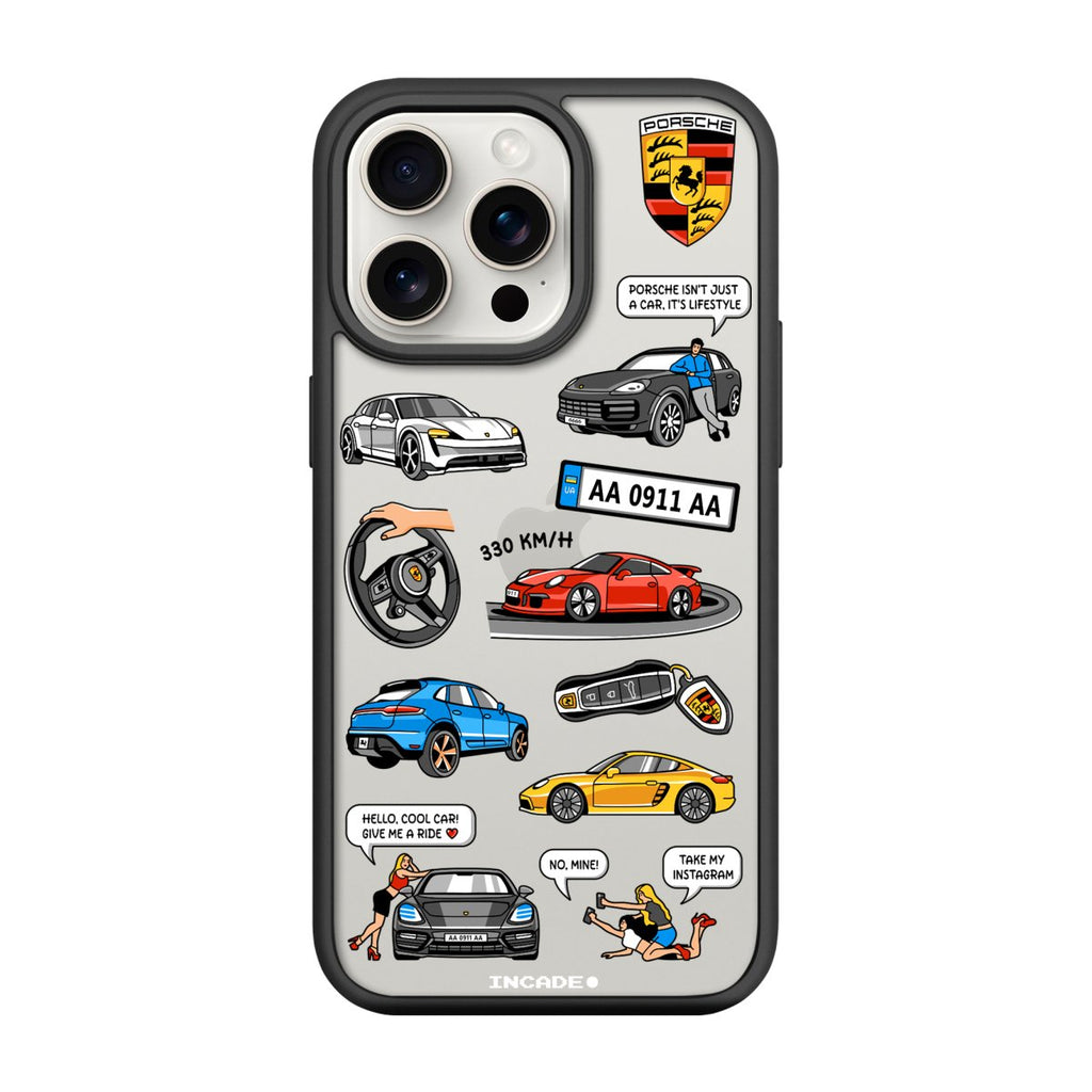 Чохол для iPhone 15 Pro PORSCHE - INCADE