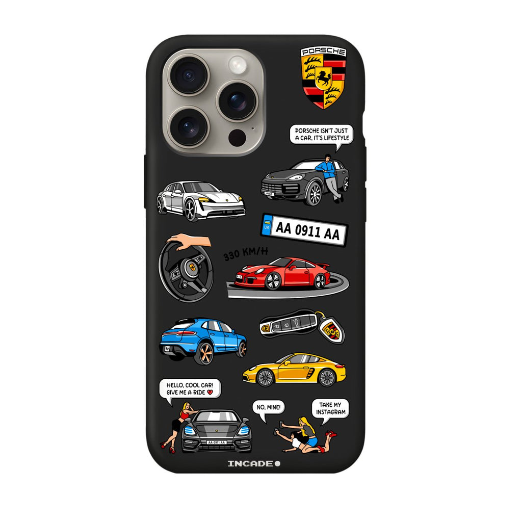 Чохол для iPhone 15 Pro PORSCHE - INCADE