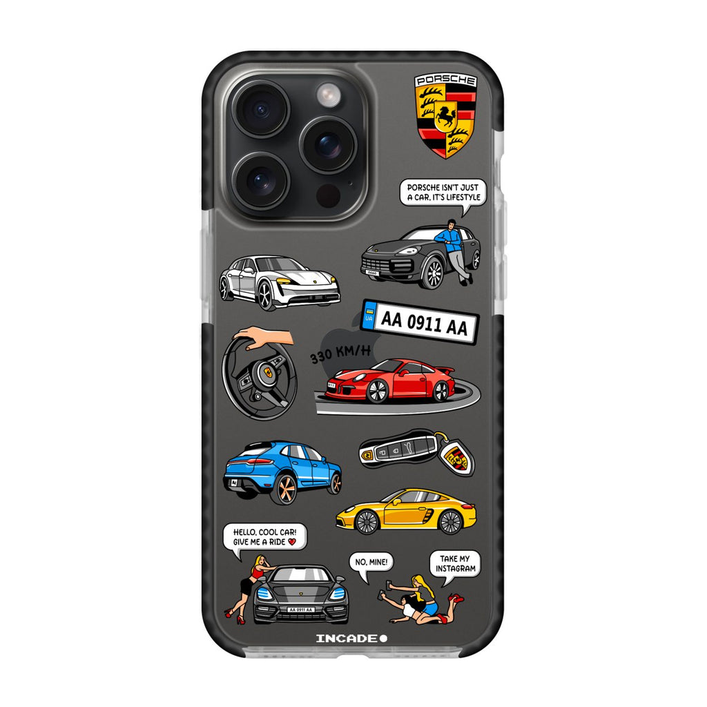 Чохол для iPhone 15 Pro PORSCHE - INCADE