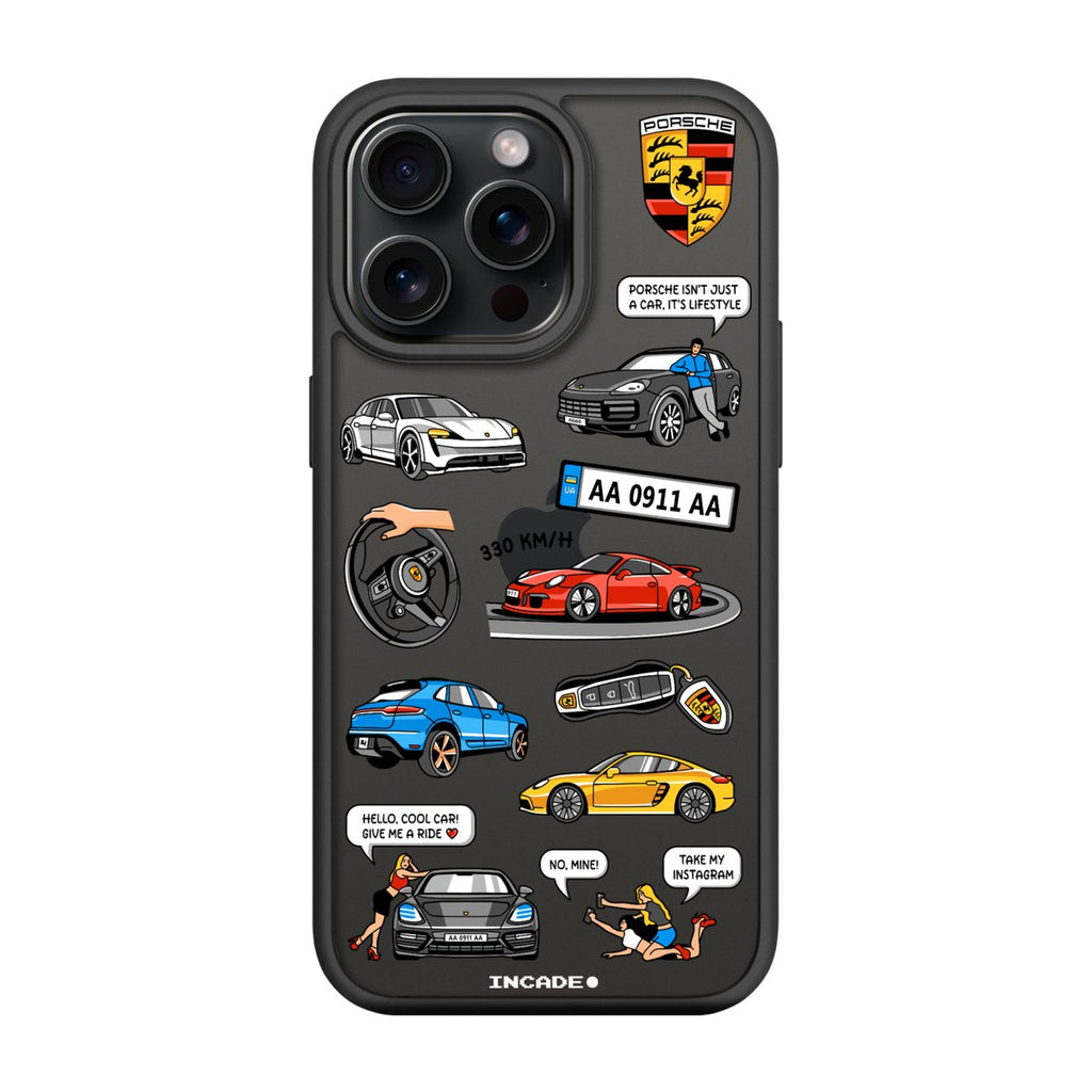 Чохол для iPhone 15 Pro PORSCHE - INCADE