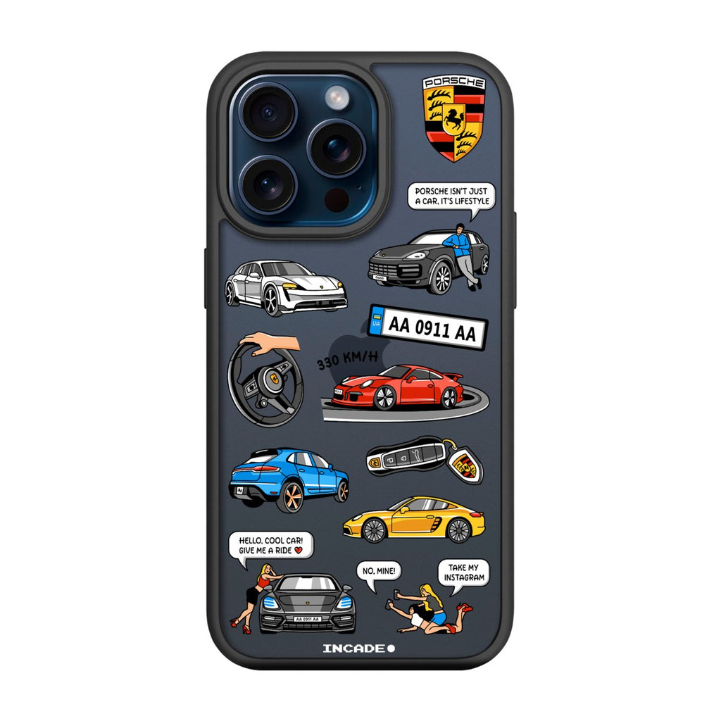 Чохол для iPhone 15 Pro PORSCHE - INCADE