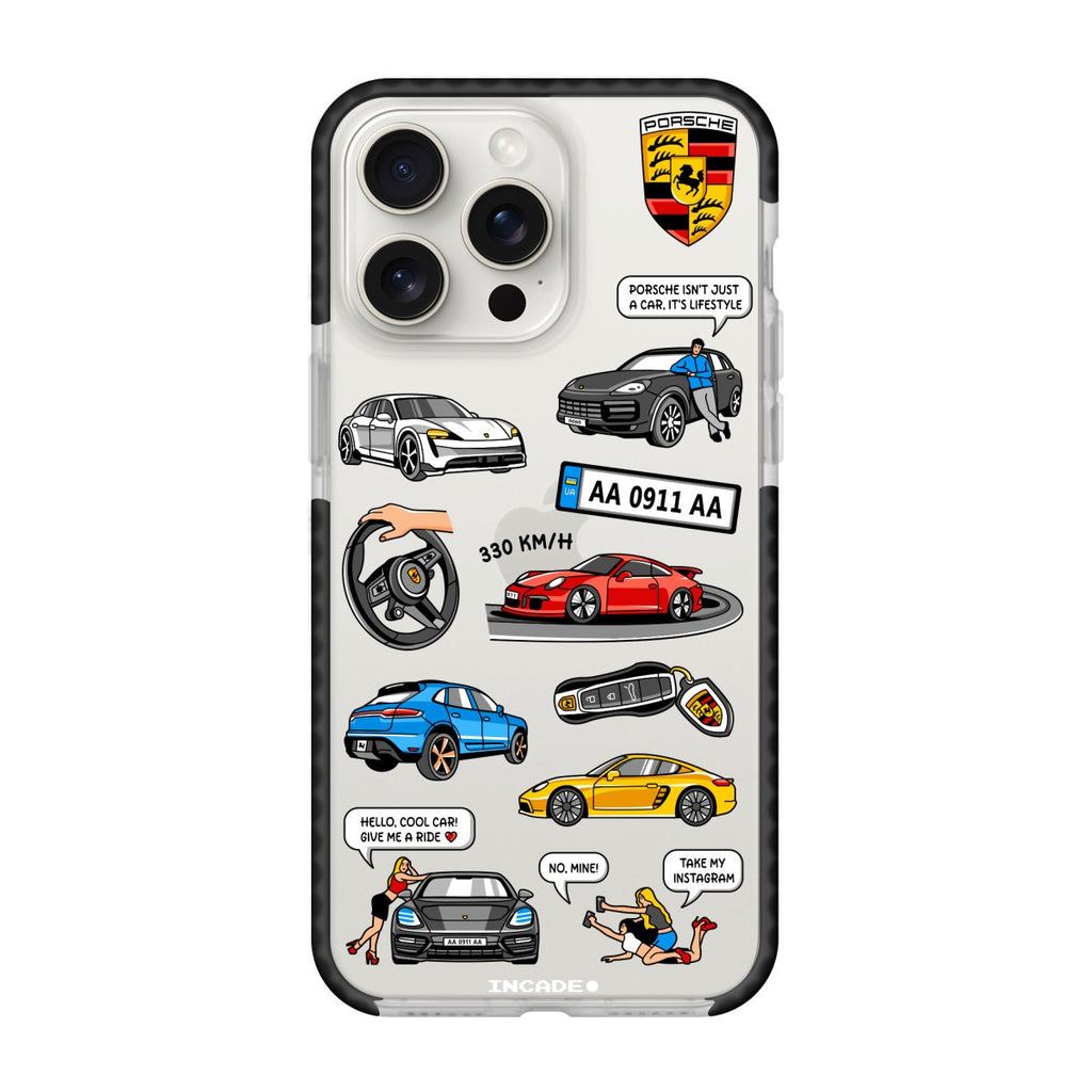 Чохол для iPhone 15 Pro PORSCHE - INCADE