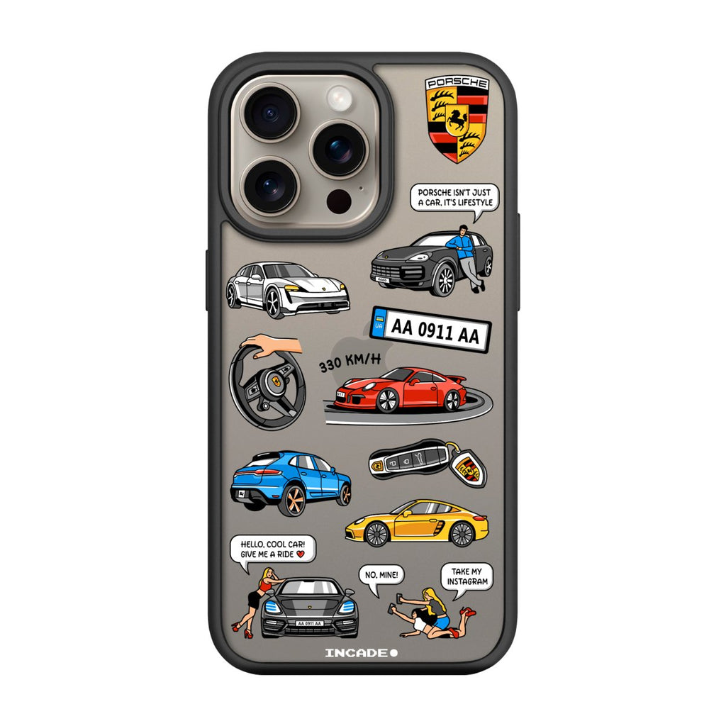 Чохол для iPhone 15 Pro PORSCHE - INCADE