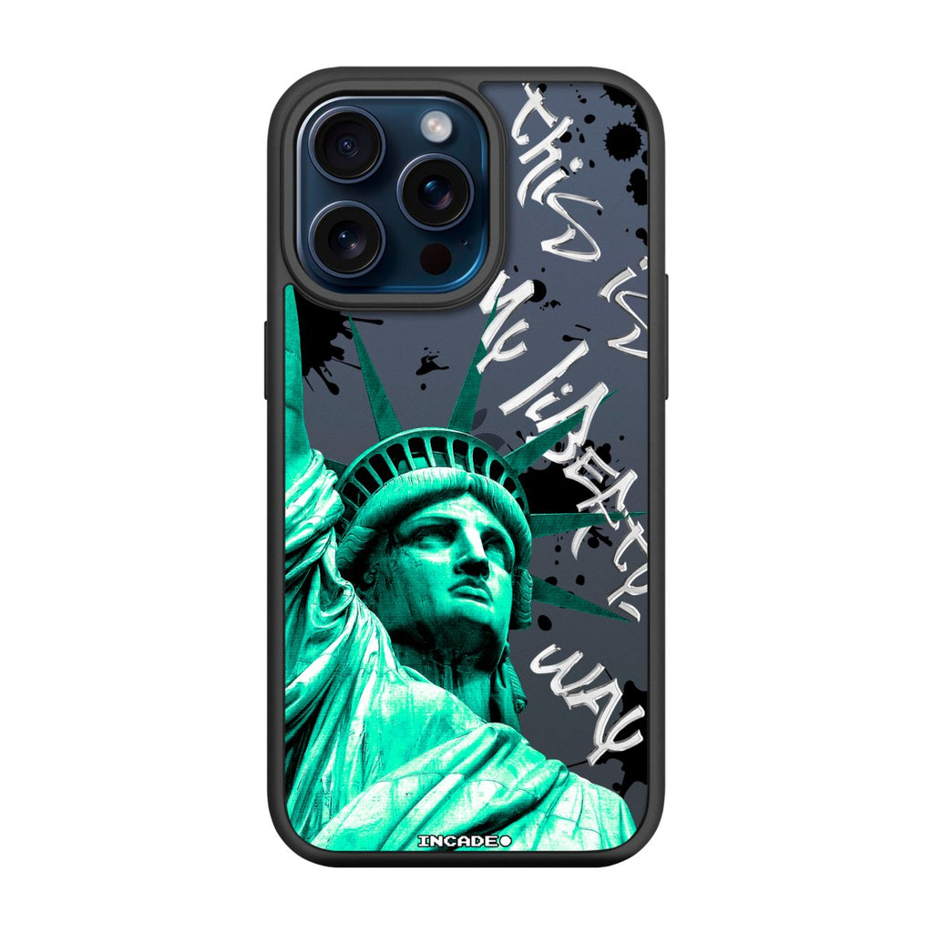 Чохол для iPhone 15 Pro STATUE GREEN - INCADE