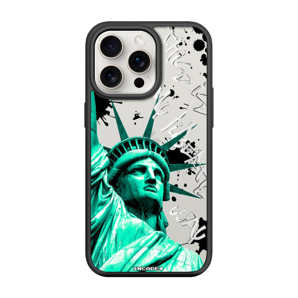 Чохол для iPhone 15 Pro STATUE GREEN - INCADE