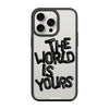 Чохол для iPhone 15 Pro з принтом world black