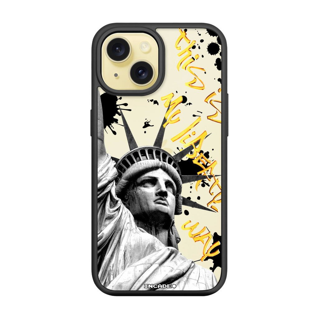 Чохол для iPhone 15 STATUE GREY - INCADE