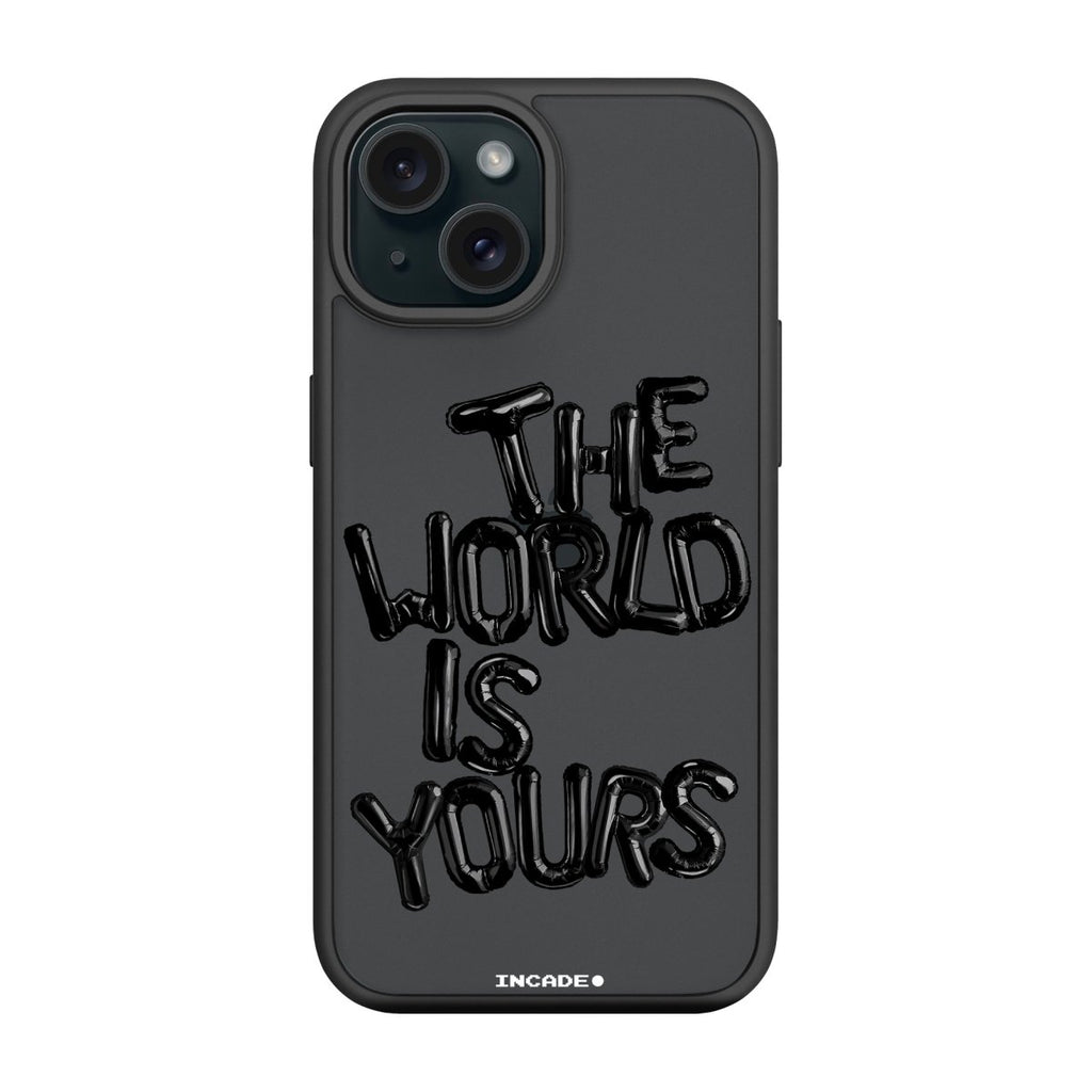Чохол для iPhone 15 world black - INCADE