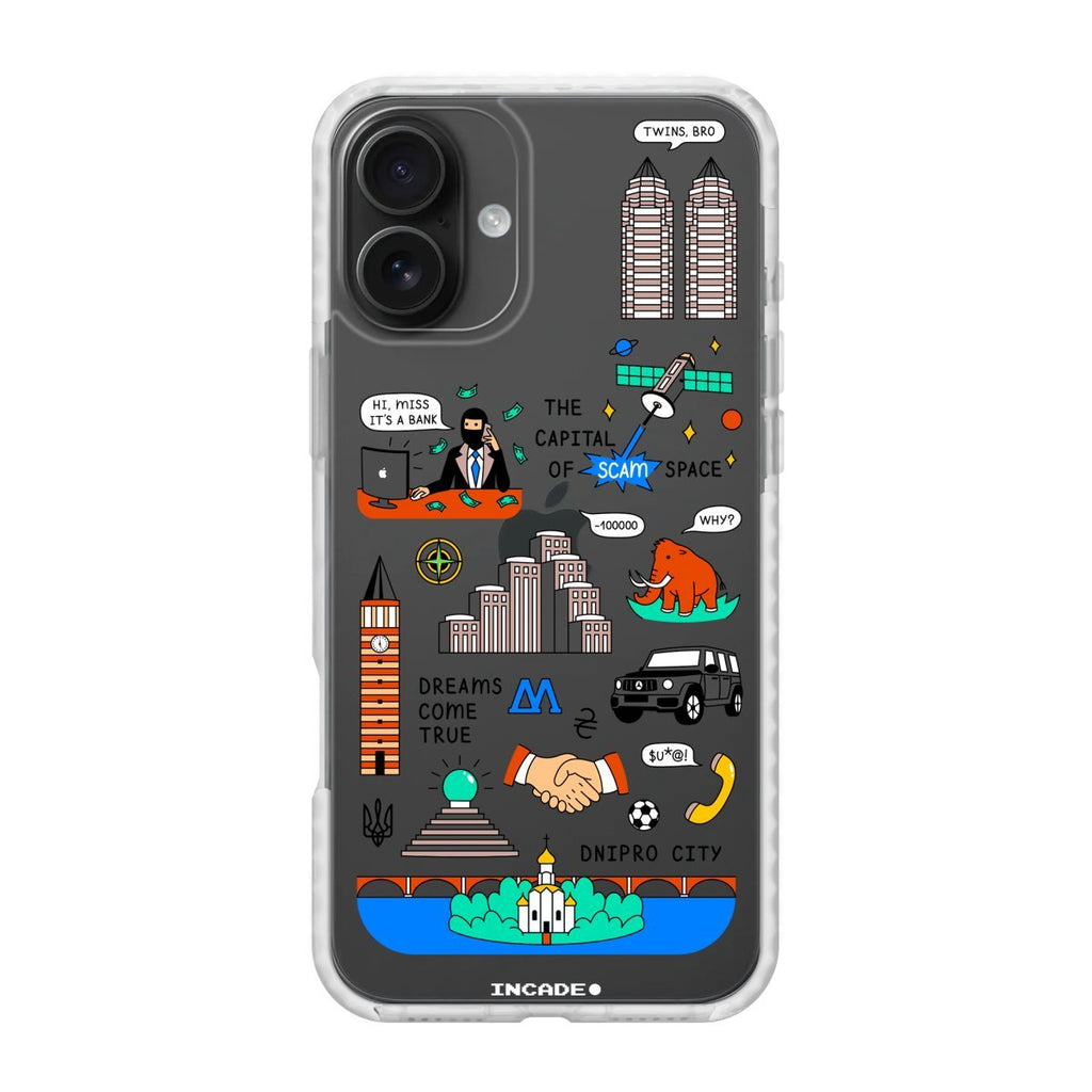 Чохол для iPhone 16 DNIPRO - INCADE