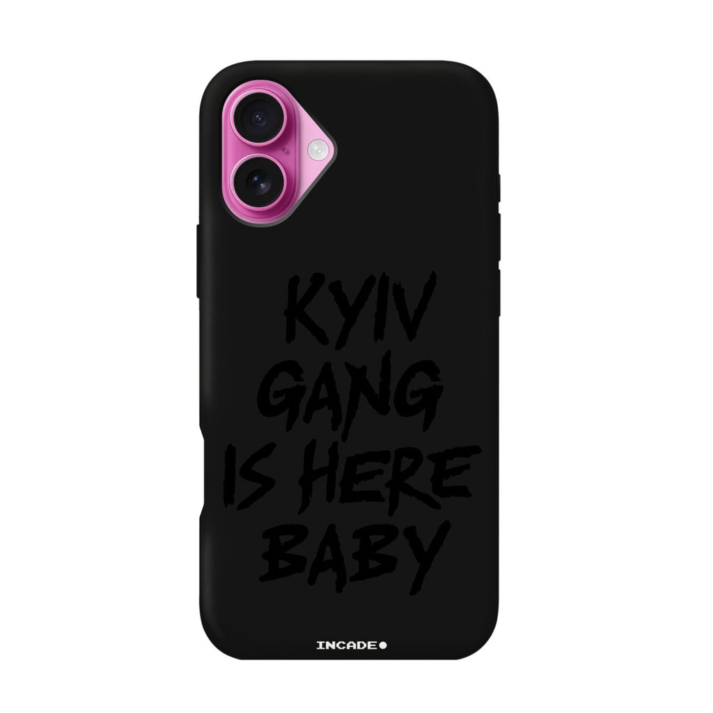 Чохол для iPhone 16 kyiv black - INCADE