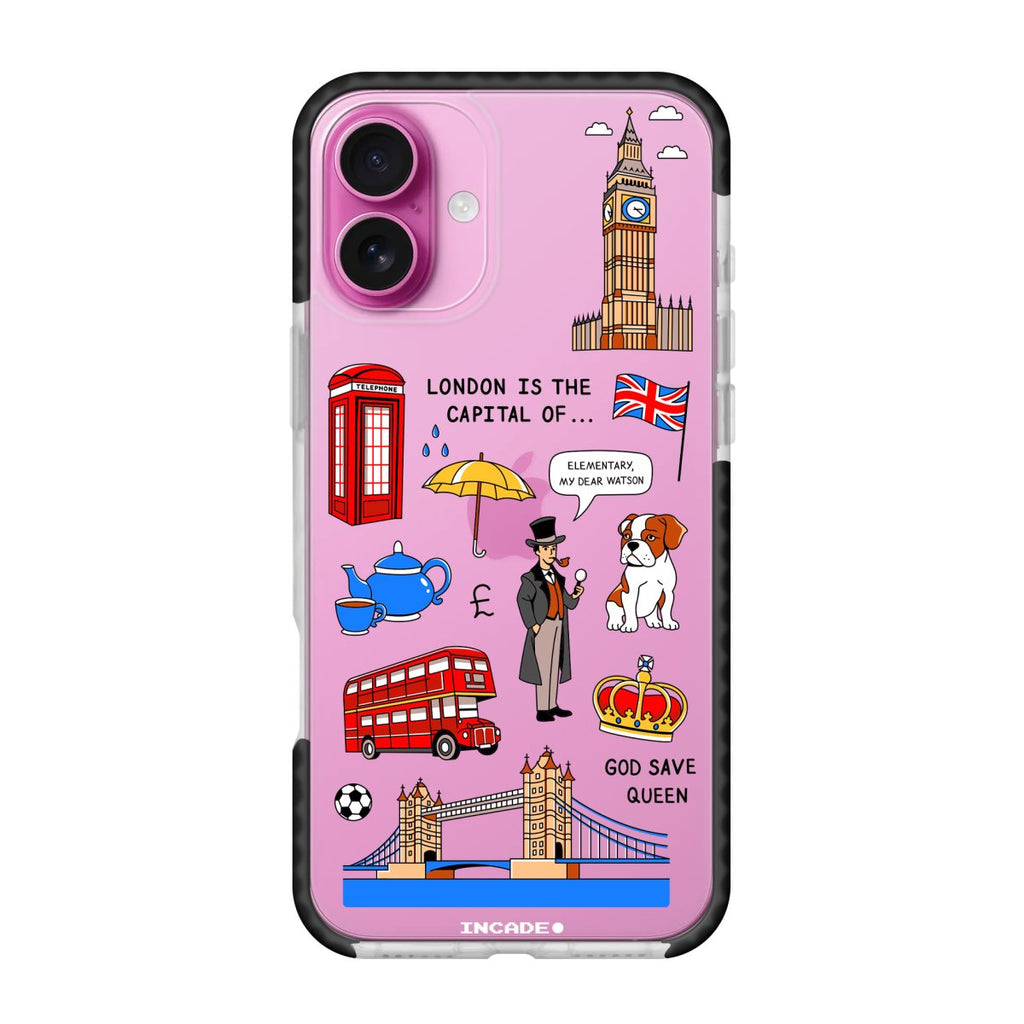 Чохол для iPhone 16 LONDON - INCADE