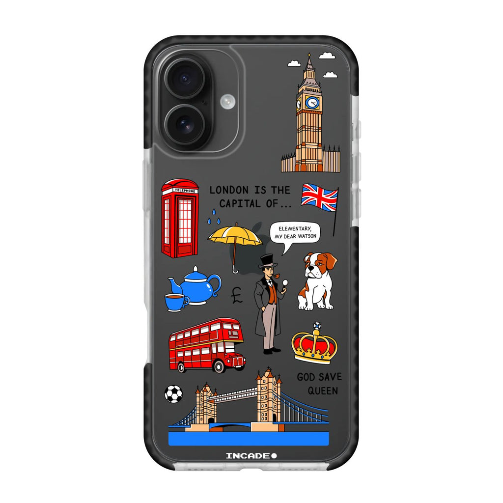 Чохол для iPhone 16 LONDON - INCADE